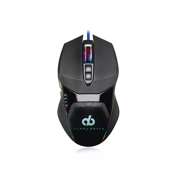 Gaming Mouse Veho Alpha Bravo GZ1 RGB 6400 DPI Black
