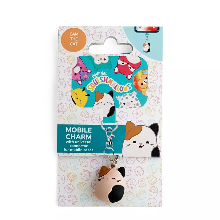 Lazerbuilt Squishmallows Cam Cat Μπρελόκ Κινητού - Universal