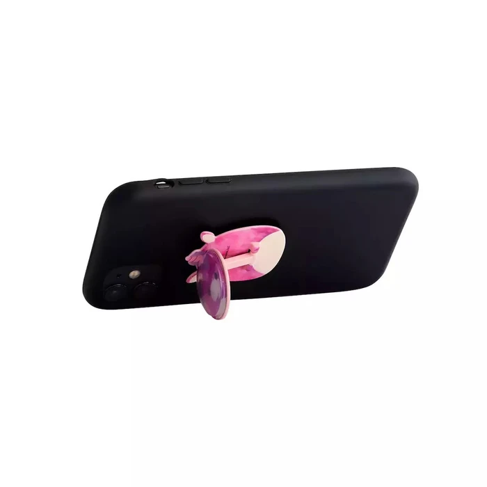 Lazerbuilt Squishmallows Lola Unicorn – Universal Phone Grip & Plush‑Texture Phone Stand (PGSQM-LOLA)