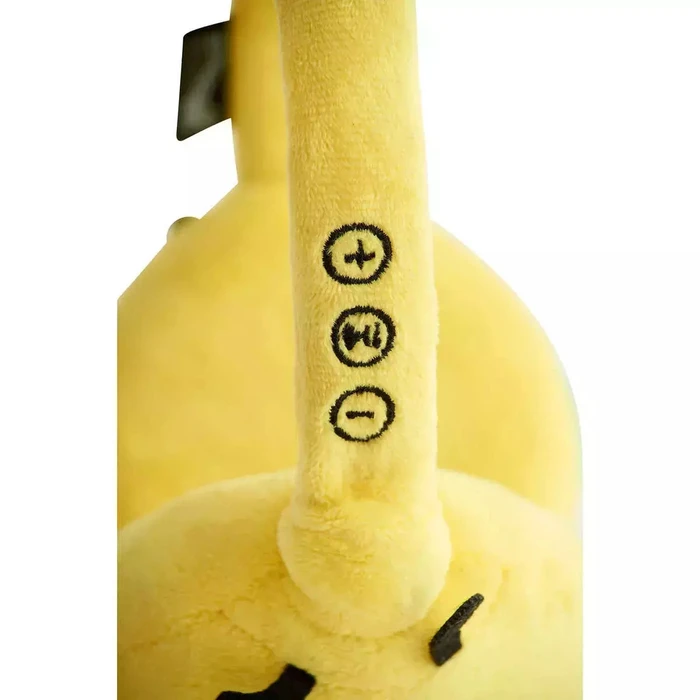 Lazerbuilt Squishmallows Plush Wireless Bluetooth Kids Over‑Ear Headphones Sunny The Bee (6 hrs)