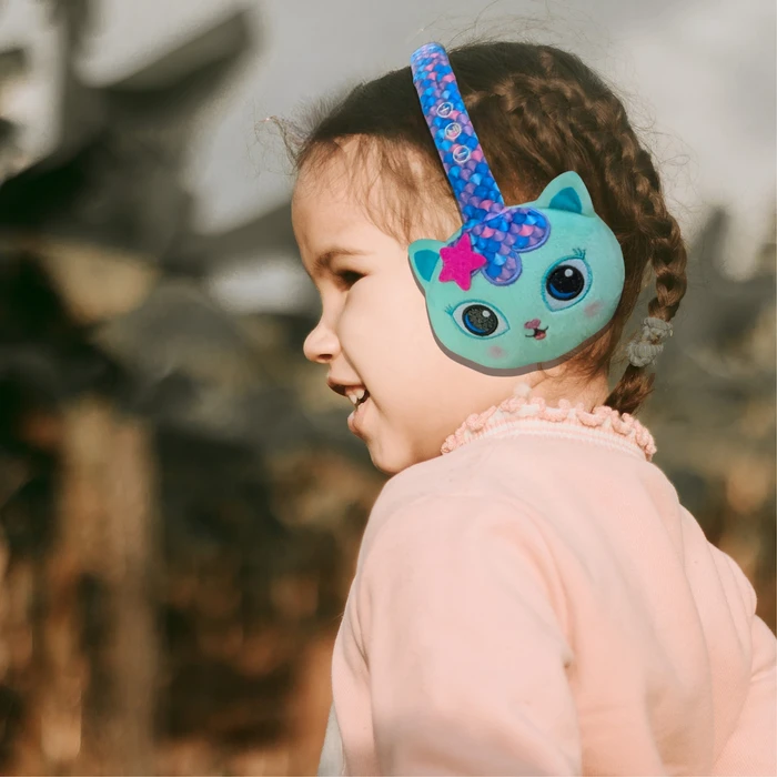 Lazerbuilt Gabby’s Dollhouse Flip ’n Switch Ασύρματα Bluetooth Παιδικά On-Ear Ακουστικά Mercat