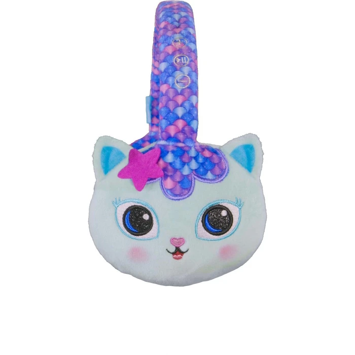 Lazerbuilt Gabby’s Dollhouse Flip ’n Switch Ασύρματα Bluetooth Παιδικά On-Ear Ακουστικά Mercat