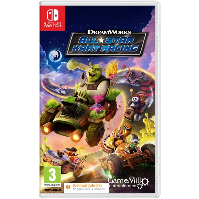 Nintendo Switch MAXIMUM GAMES DreamWorks All Star Kart Racing Code in a Box