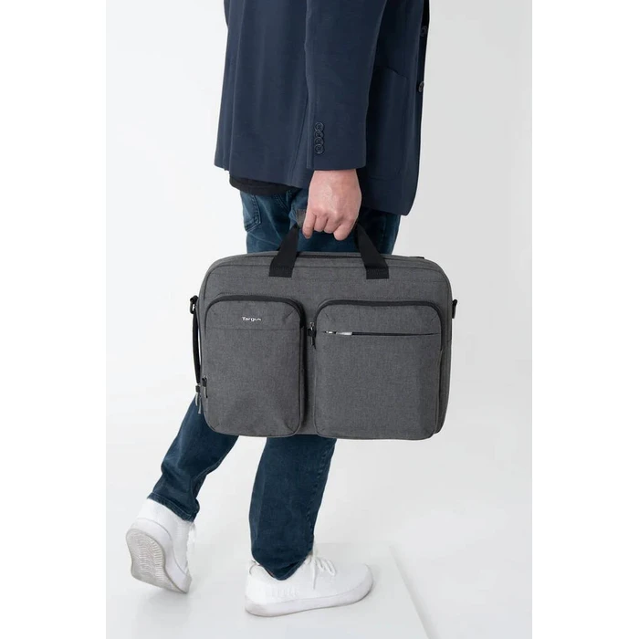 Targus 15-16" Hybrid Briefcase Backpack - Grey