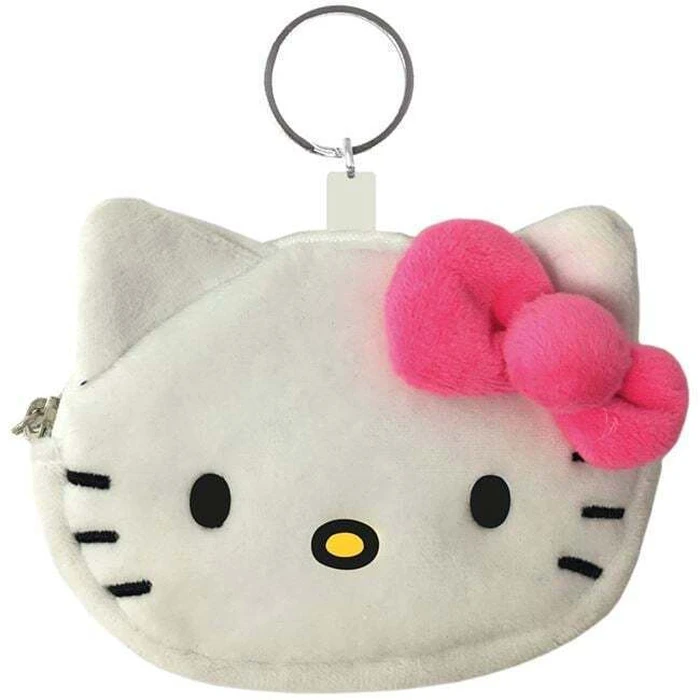 Pyramid Hello Kitty Bow Fluffy Coin Purse