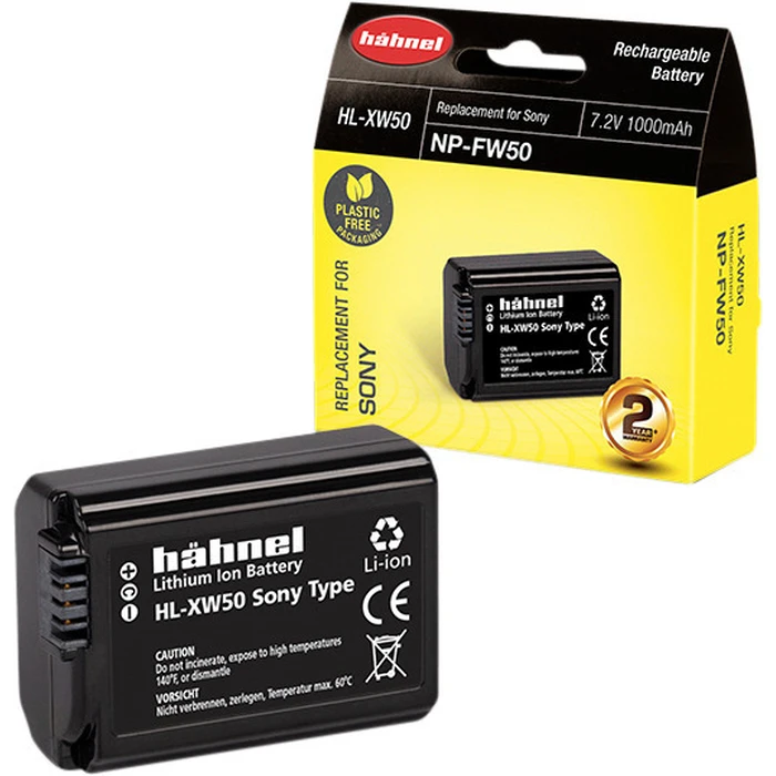 Hähnel Μπαταρία Φωτογραφικής Μηχανής HL-XW50 1000mAh (ανταλλακτική για Sony)