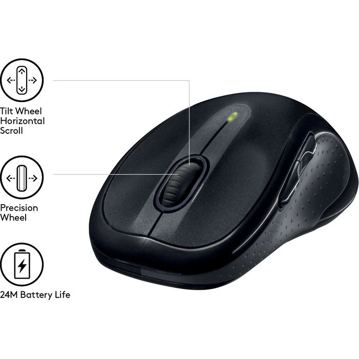 Logitech Mouse Wireless M510 Black