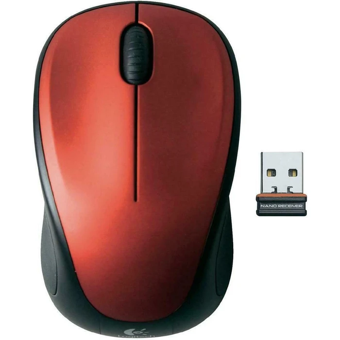 Logitech M235 Wireless Mini Mouse Red