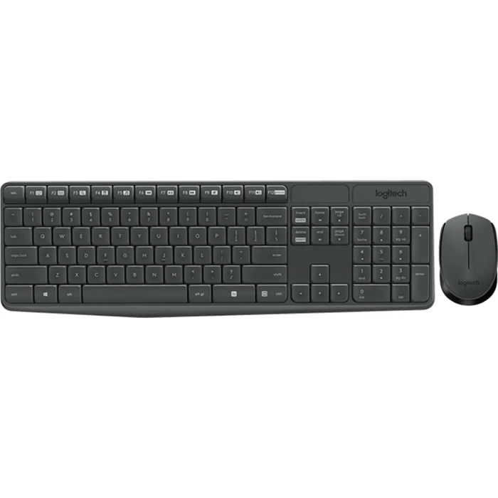 Logitech Wireless Combo MK235 - Wireless Keyboard & Mouse (International English)