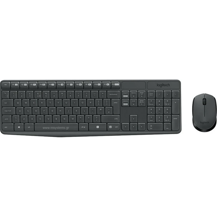 Logitech Wireless Combo MK235 - Wireless Keyboard & Mouse (International English)