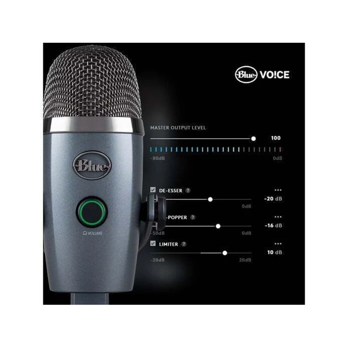 Logitech Blue Yeti Nano USB Table Microphone - Black (988-000401)
