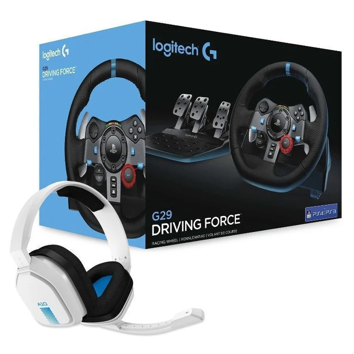 Gaming Logitech G29 Driving Force Racing Wheel PlayStation 4 5 White
