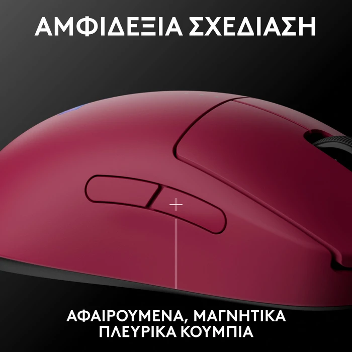 Logitech G Pro 2 LIGHTSPEED Ασύρματο RGB Gaming Ποντίκι 44000 DPI - Ροζ