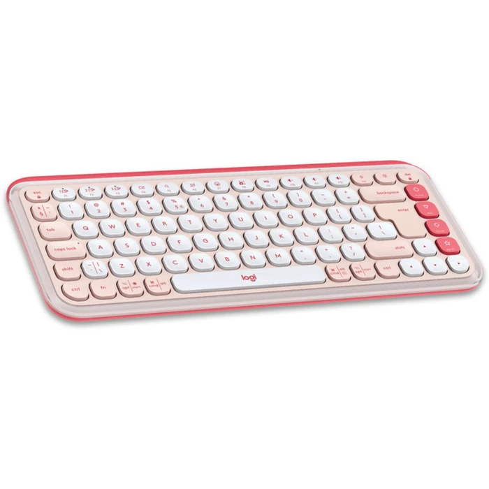 Πληκτρολόγιο Logitech POP Icon Keys - Rose (Μίνι Ασύρματο Bluetooth)