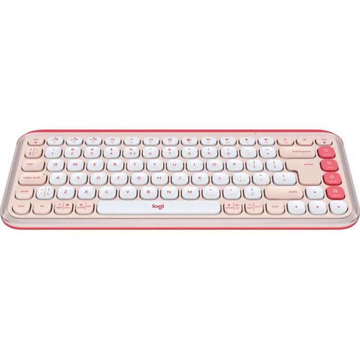 Πληκτρολόγιο Logitech POP Icon Keys - Rose (Μίνι Ασύρματο Bluetooth)