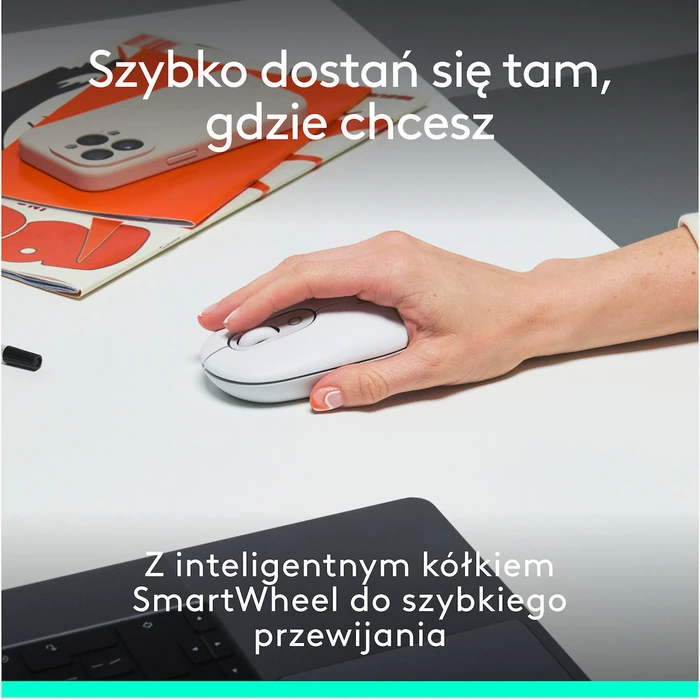 Logitech Pop Icon Combo Ασύρματο Bluetooth Σετ Πληκτρολόγιο & Ποντίκι US Λευκό