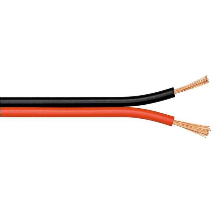 ATC-2075 Speaker Cable Spool 2x0.75mm Red-Black 100m