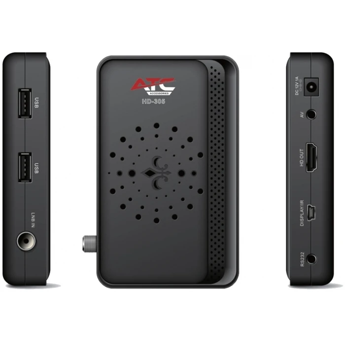 ATC HD305 Satellite Receiver (DVB-S2, Full HD 1080p)
