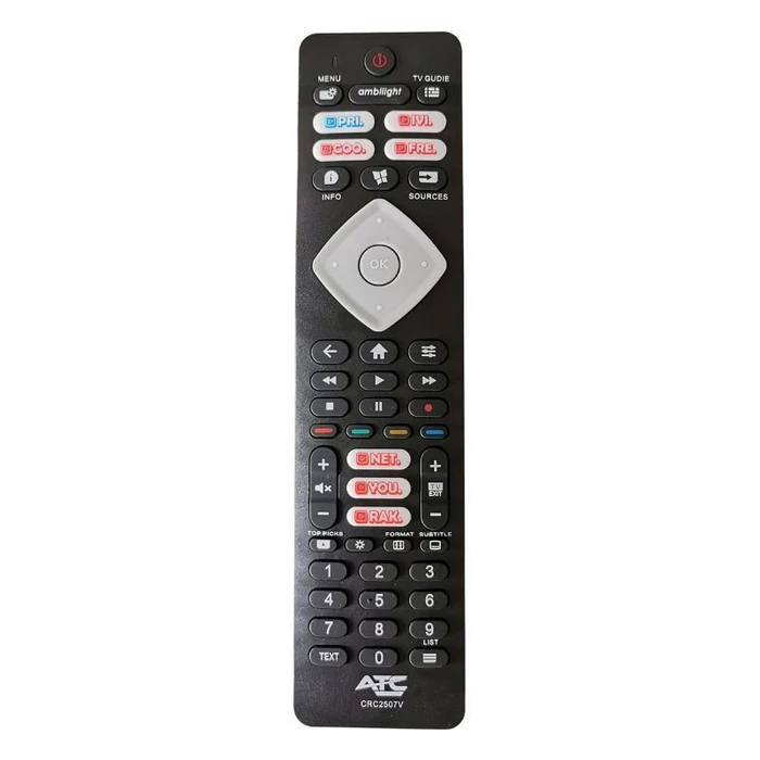 ATC Remote Control for Philips Smart TVs CRC-2507V SMASH