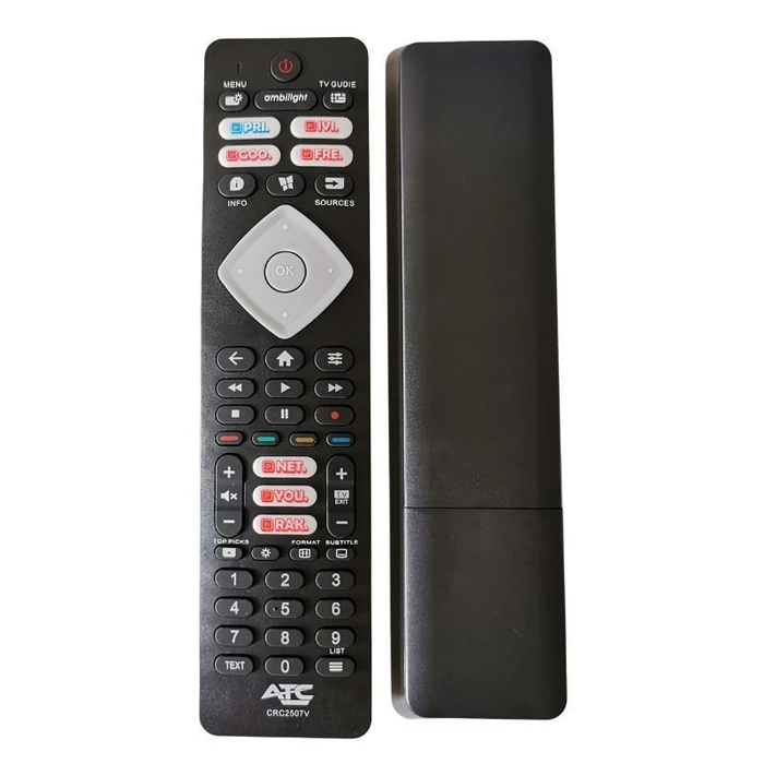 ATC Remote Control for Philips Smart TVs CRC-2507V SMASH