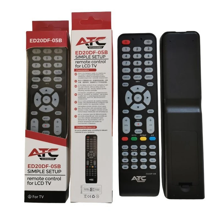 ATC Remote Control for Crown & Felix LCD TVs ED20DF-05B