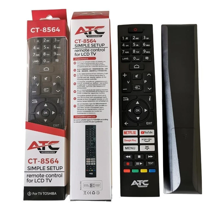 ATC Remote Control CT-8564 for Toshiba LCD TVs