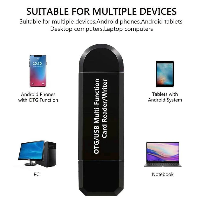 USB 2in1 Micro Card Reader - ATC
