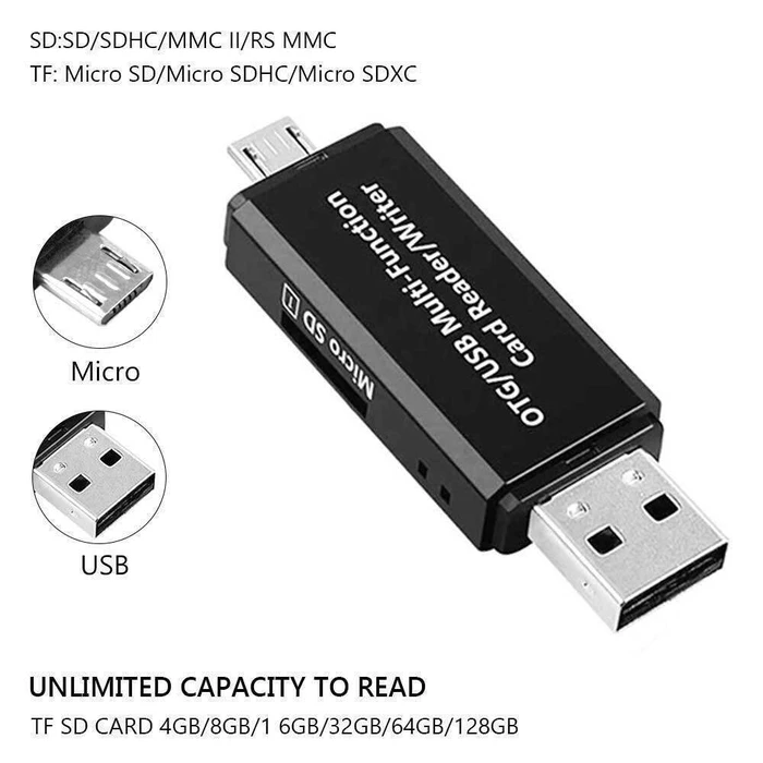 USB 2in1 Micro Card Reader - ATC