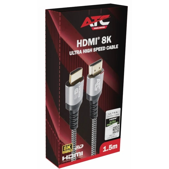ATC Ultra HDMI 2.1V Cable A Male to A Male 1.5 m 8K@60Hz 48Gbps