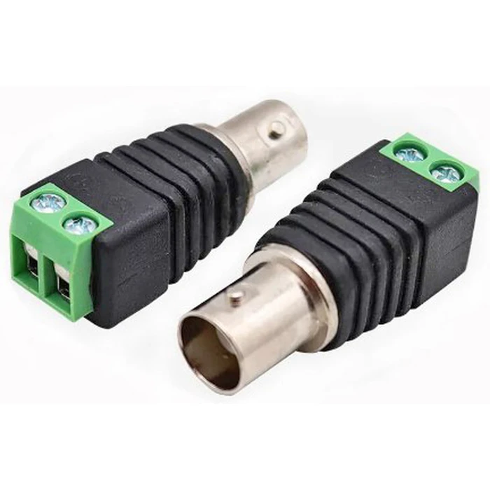 REVEZ BNC Female Connector with Clamp - 10 pcs