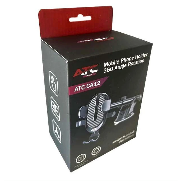 ATC-CA12 Car Phone Holder Mount with 360° Rotation