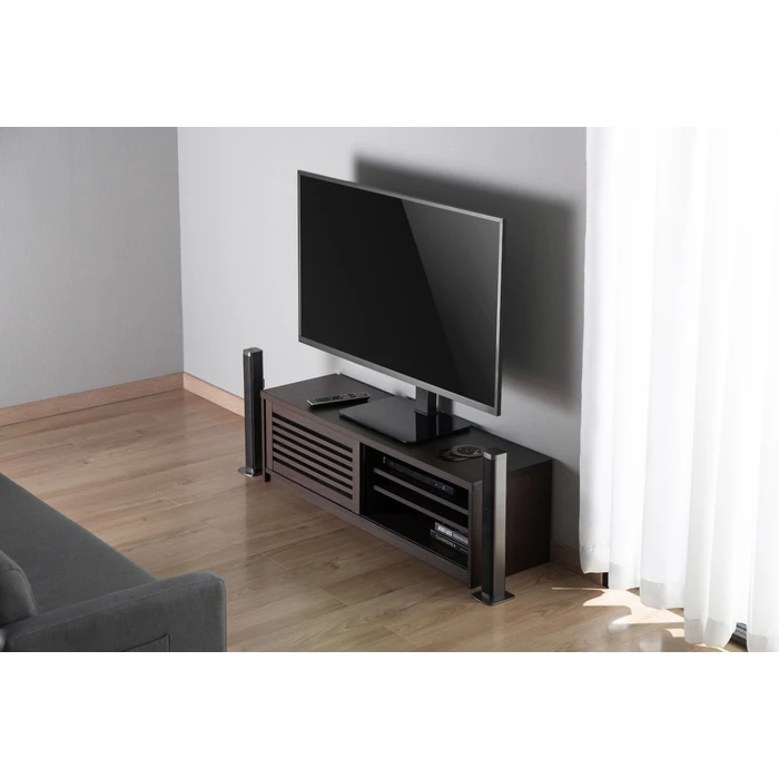 ATC-0323L Universal Rotating Tabletop TV Stand with Glass Base 37"-70"