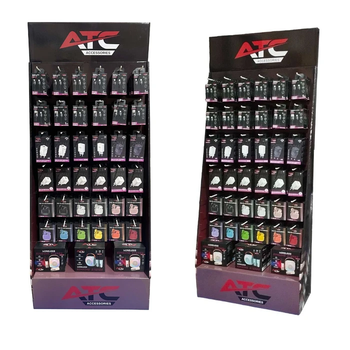 ATC Cardboard Floor Display Stand (160x55x30)