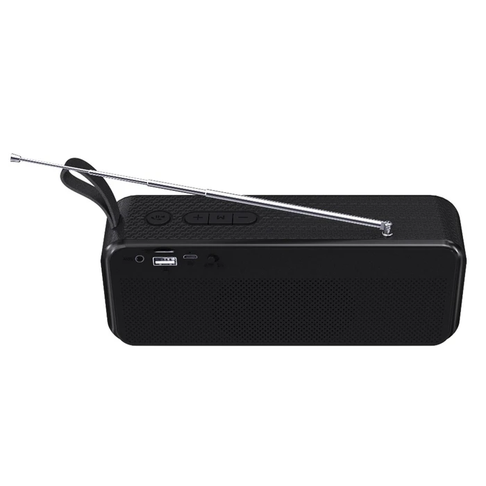 Portable Speaker LAMTECH BT FM Radio 10W Black