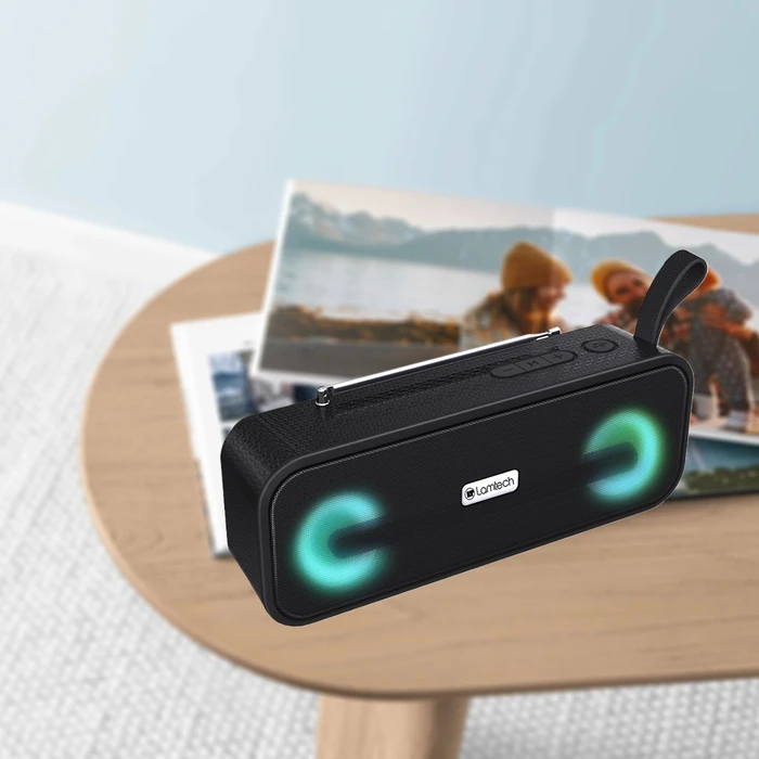 Portable Speaker LAMTECH BT FM Radio 10W Black