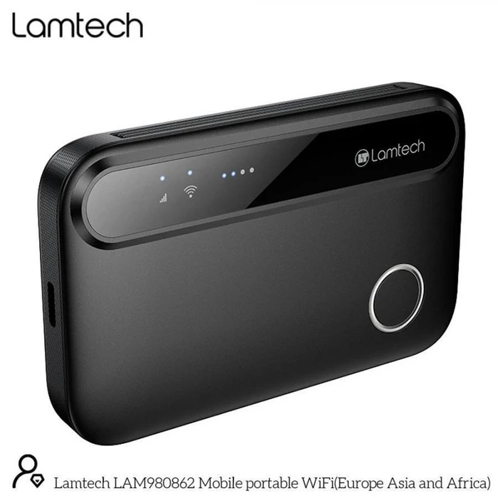 Router LAMTECH 4G LTE WiFi 6 Portable Black