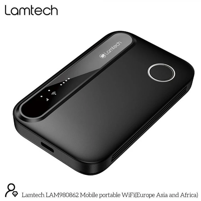 Router LAMTECH 4G LTE WiFi 6 Portable Black