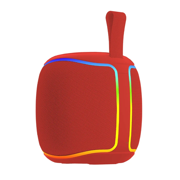 LAMTECH RGB Detachable Wireless Speakers 5W Red