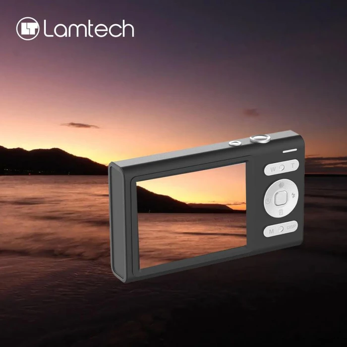 LAMTECH Digital Camera 48MP Slim Black