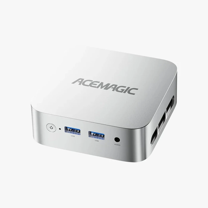 Mini PC ACEMAGIC Intel N95 12GB DDR5 256GB Win11 Pro Silver