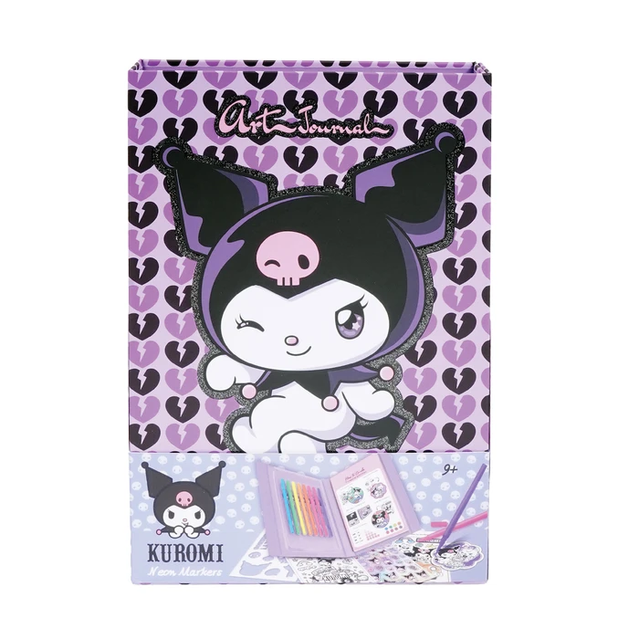 AS HappiHobbi Sanrio Kuromi Art Journal - Neon Μαρκαδόροι