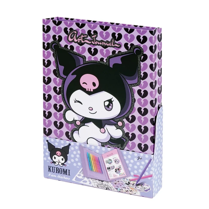 AS HappiHobbi Sanrio Kuromi Art Journal - Neon Μαρκαδόροι