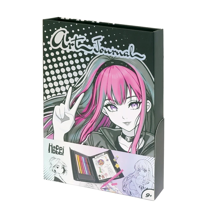 AS HappiHobbi: Art Journal - Manga (Σετ Art Journal & μαρκαδόρων)
