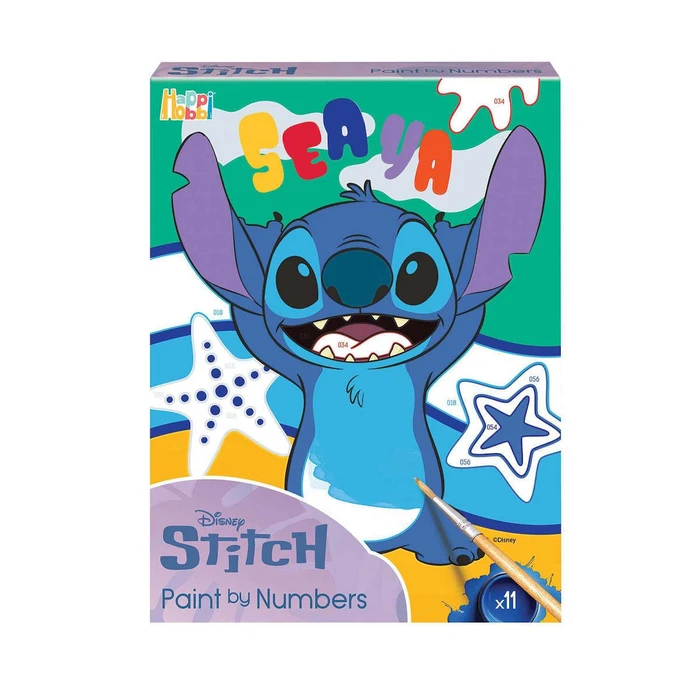 AS HappiHobbi Disney Stitch - Paint By Numbers (Ζωγραφική με Αριθμούς)