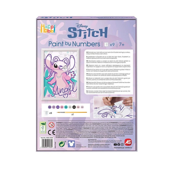 AS HappiHobbi Disney Angel - Paint By Numbers κιτ ζωγραφικής