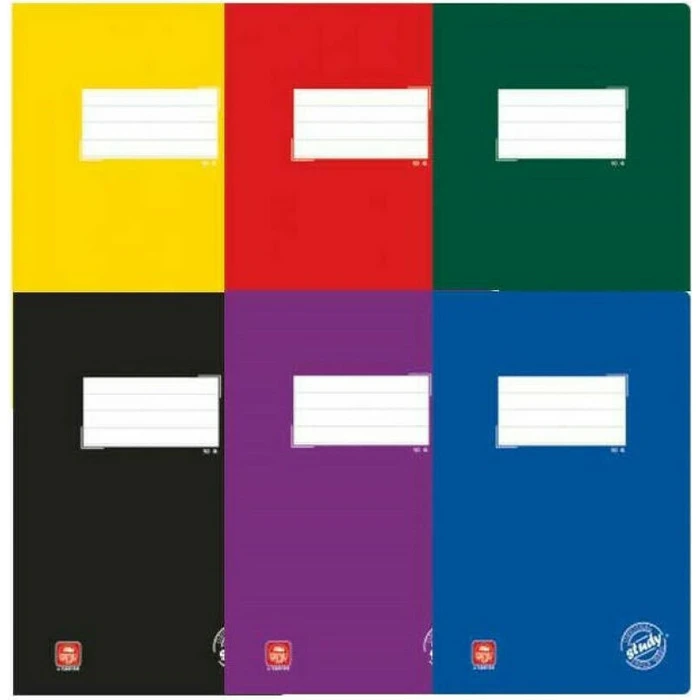 Typotrust Study Τετράδιο Ριγέ 17x25 50φ. (5 Χρώματα) (4131) (TYP4131)