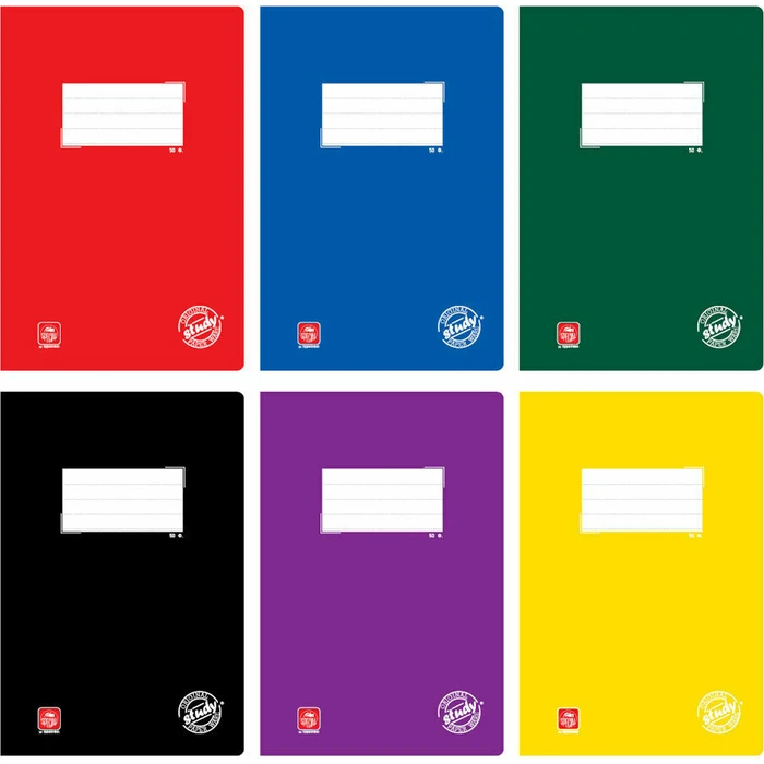 Typotrust Study Τετράδιο Ριγέ 17x25 50φ. (5 Χρώματα) (4131) (TYP4131)