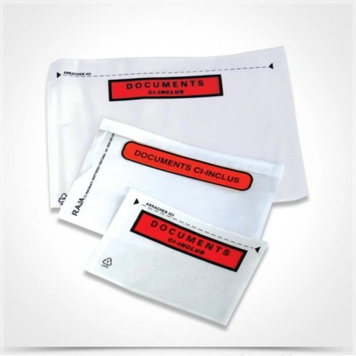 TYPOTRUST Αυτοκόλλητες θήκες συνοδευτικών εγγράφων courier C6 162x120mm