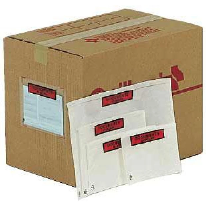 TYPOTRUST Αυτοκόλλητες θήκες συνοδευτικών εγγράφων courier DL 230x120mm 70510PL