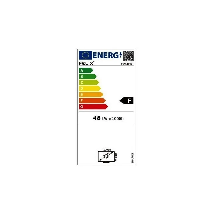 Felix Τηλεόραση Smart TV Frameless FXV-4222 43